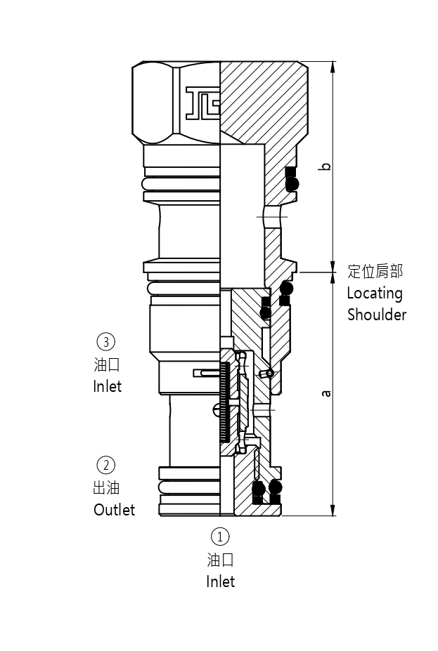 J-CDAD 雙珠梭閥帶2號信號口